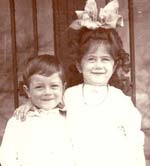 George Adamson with his sister Marie
New York, c. 1917